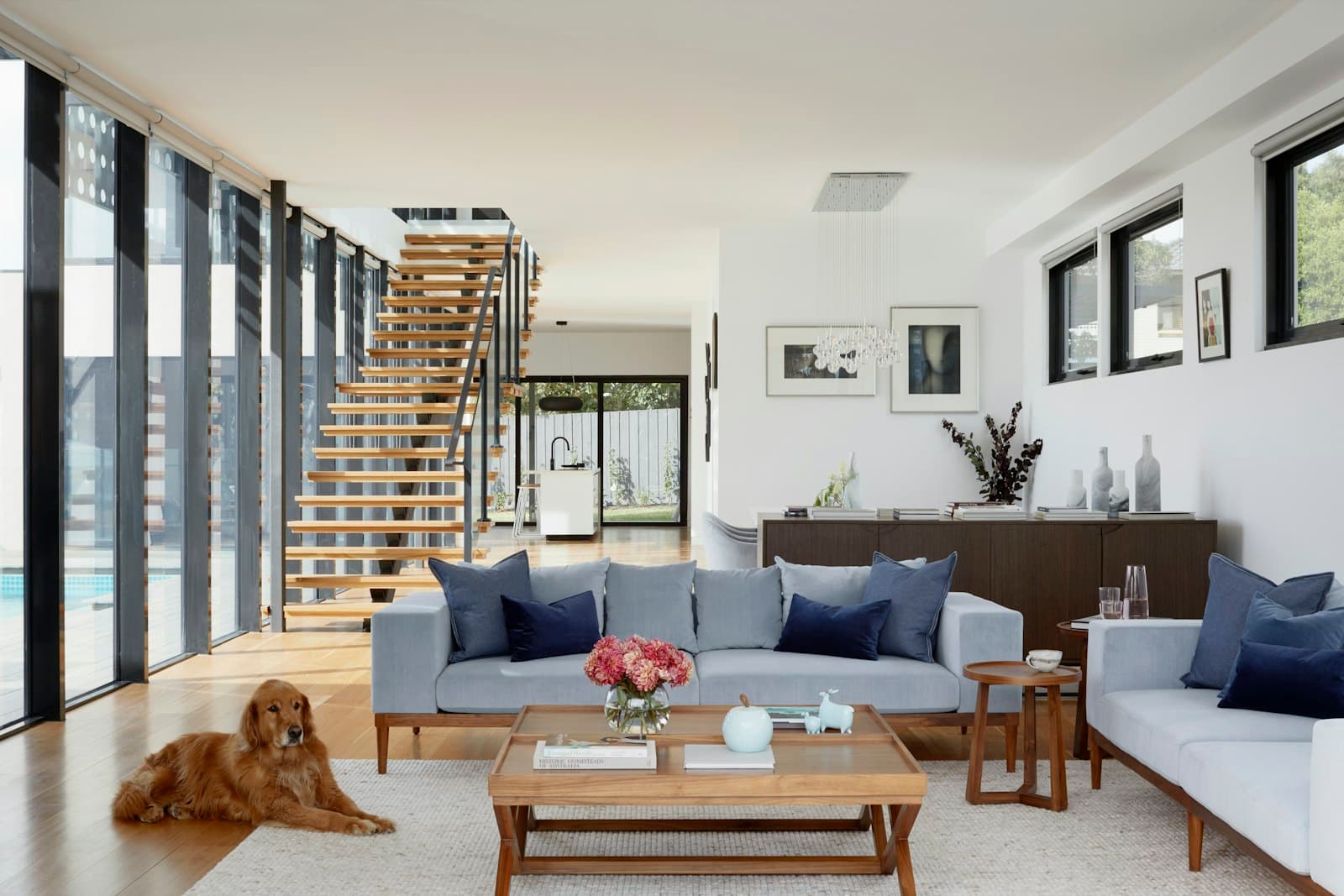 A calm, well-kept home interior